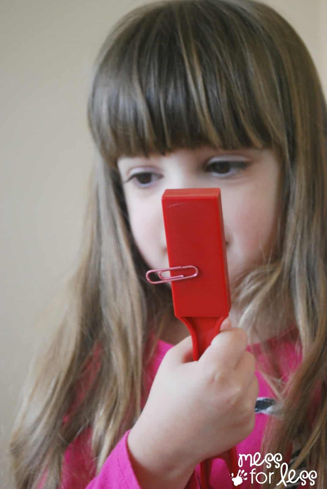 preschool science with magnets