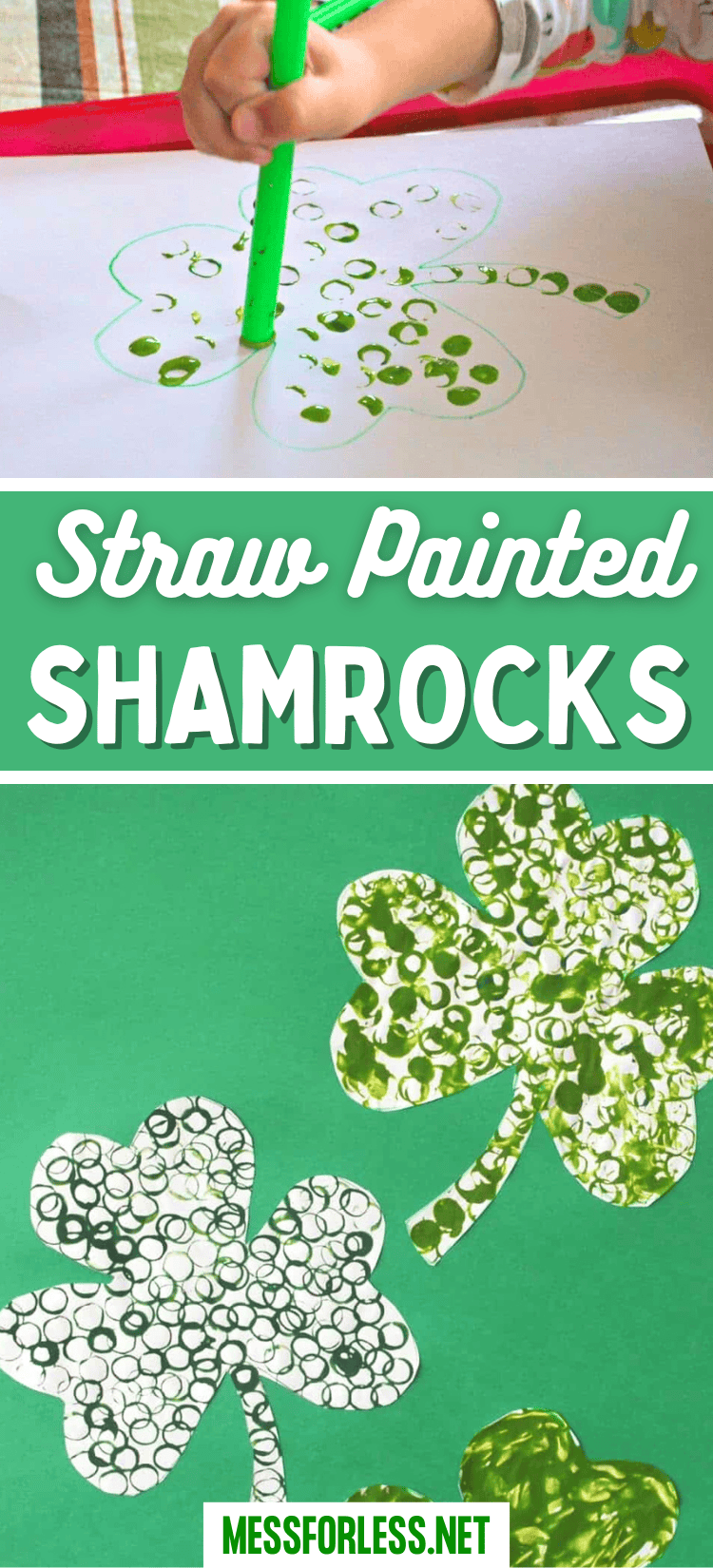 St. Patrick's Day Activity with Straws Pin new