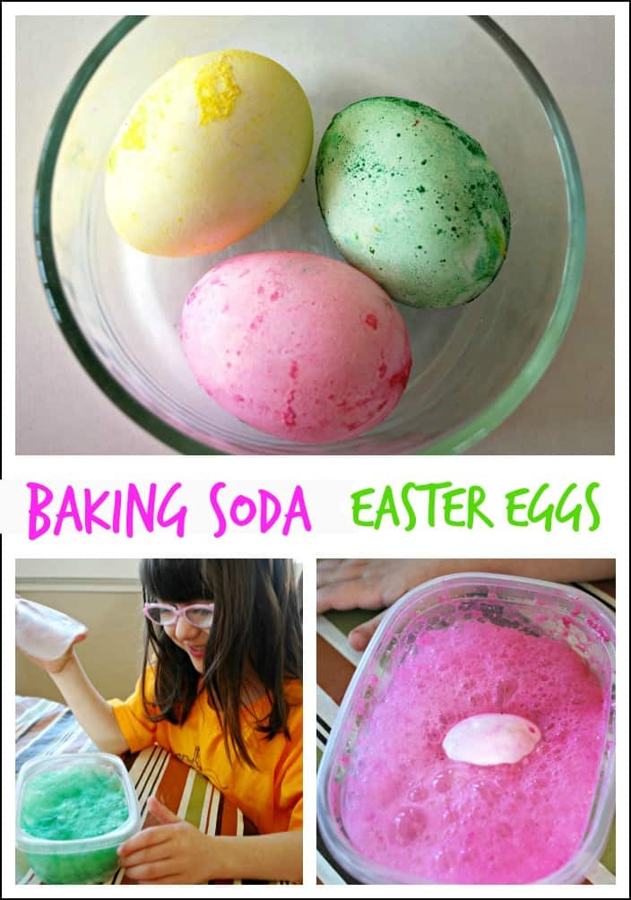 Baking Soda Easter Eggs - Mess for Less