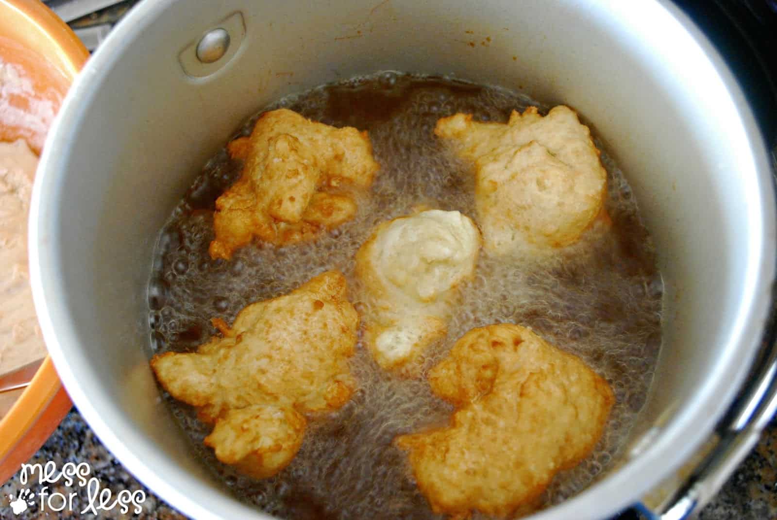 frying zeppoles