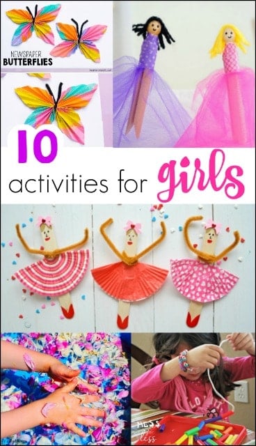 There are the best activities around for girls! If you have a girly girl, here are some great ideas for keeping her entertained. 