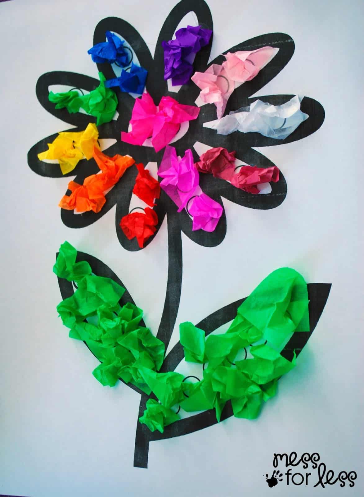 Parts Of A Flower Craft For Kids