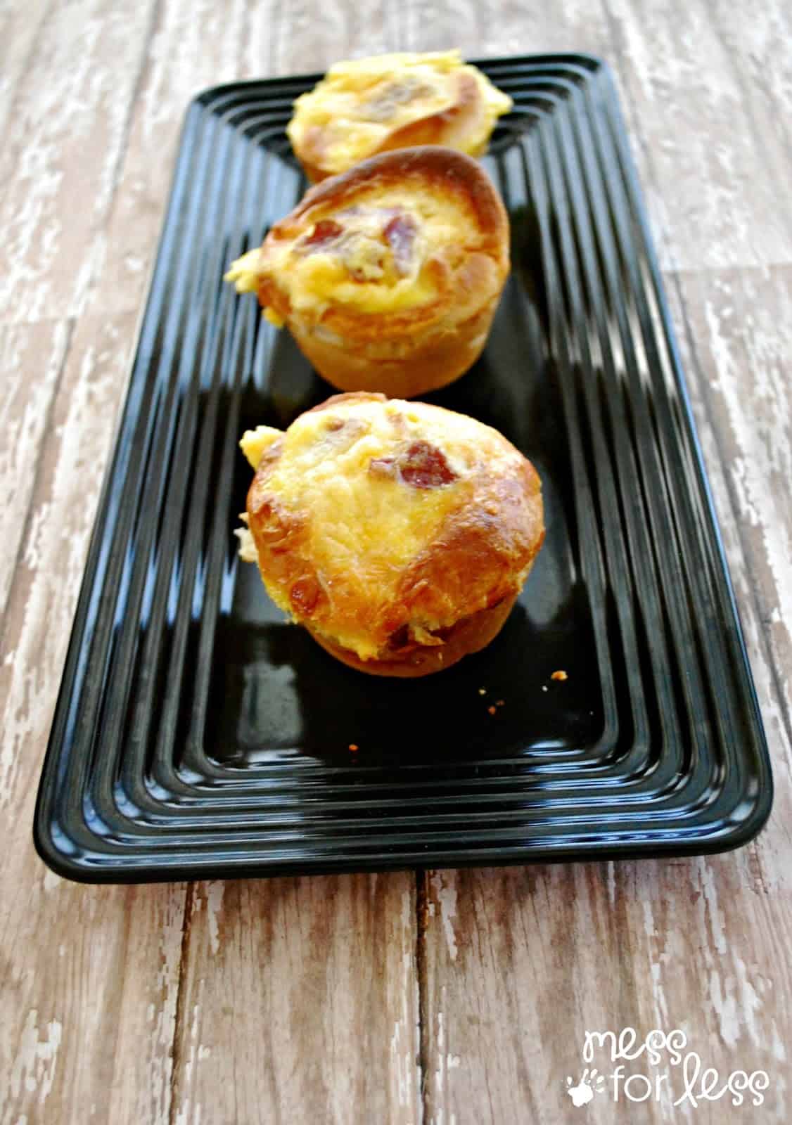 Turkey Bacon and Egg Breakfast Muffins with Turkey Bacon 