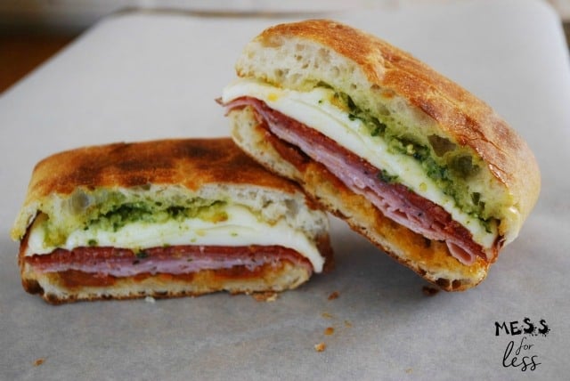 Toasted Italian Sandwich - The pesto and sun-dried tomatoes are a perfect complement to the authentic Italian meats.