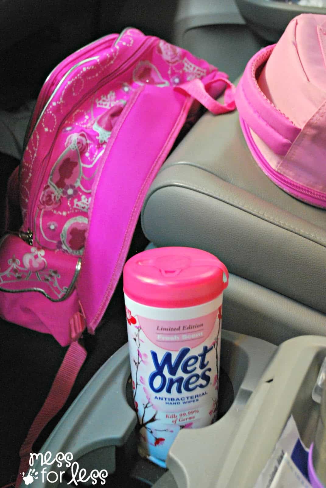 Wet Ones in the car. #ad