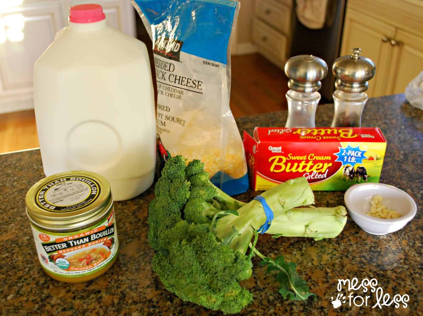 ingredients for broccoli soup