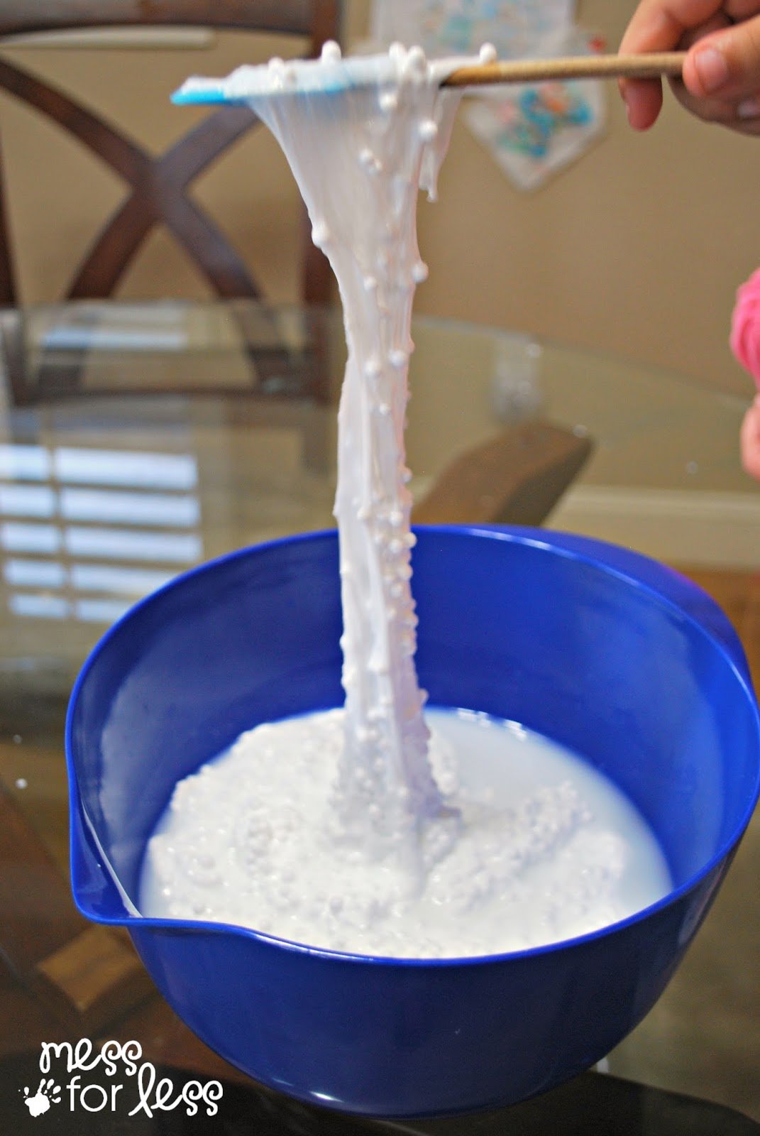 snow gak sensory fun