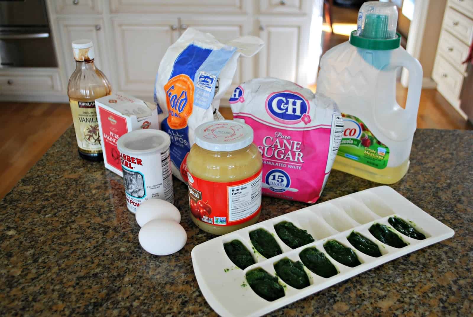 spinach muffin ingredients