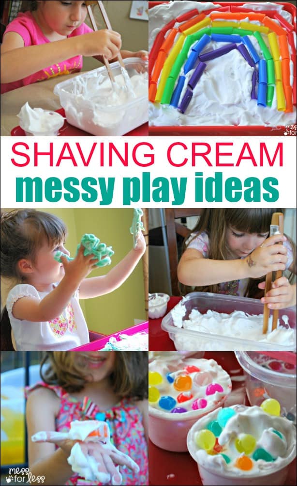 10 Shaving Cream Activities for Kids