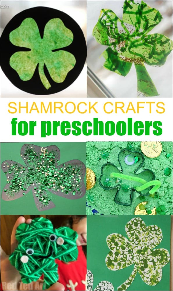 Shamrock Crafts for Toddlers and Preschoolers