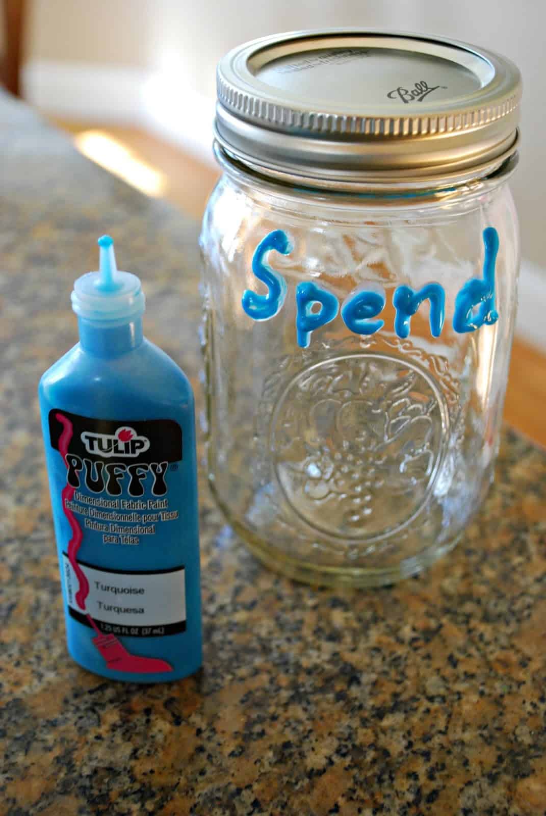spend save give jars