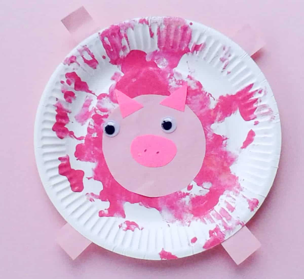 Paper Plate pig