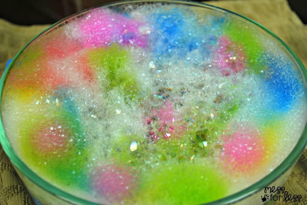 colorful bubble prints