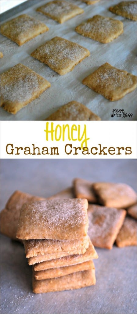 Honey Graham Cracker Recipe - these are simple to make and will become a snack time favorite at your house!