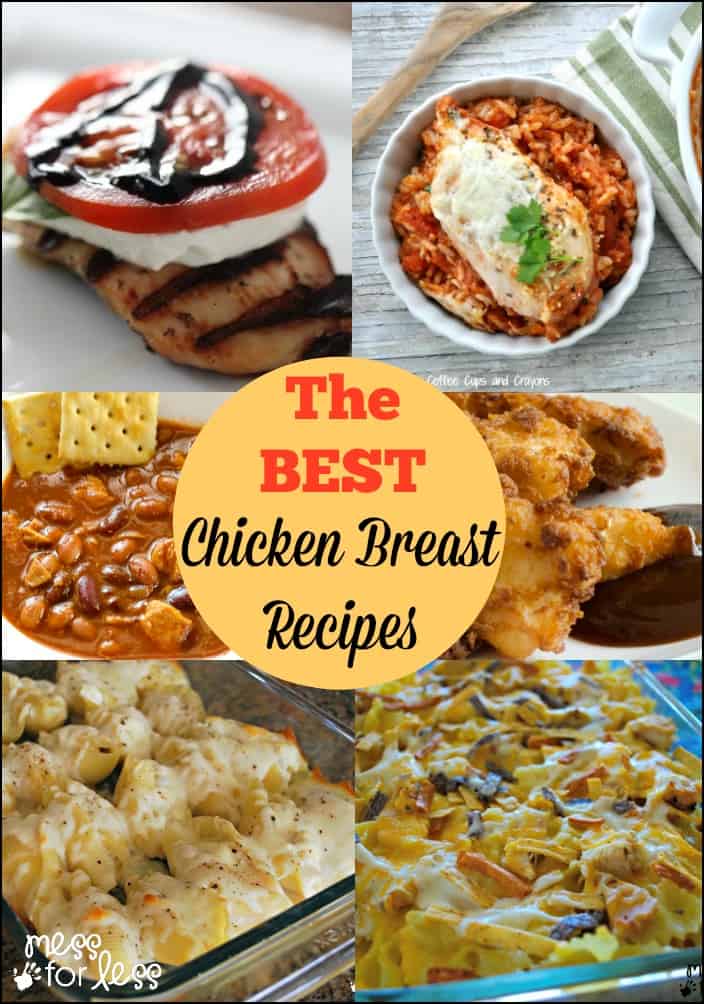 The BEST Chicken Breast Recipes - Mess for Less