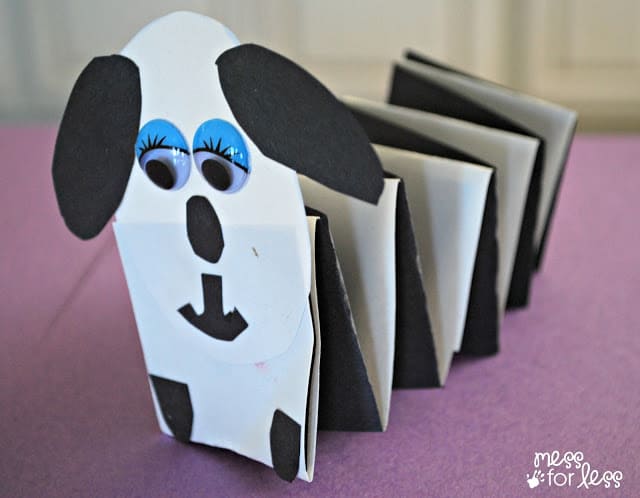 paper crafts for kids - spring dog