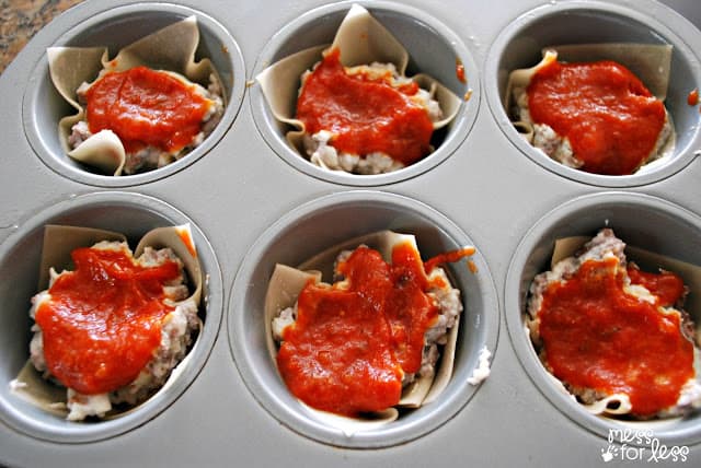 how to make lasagna cups