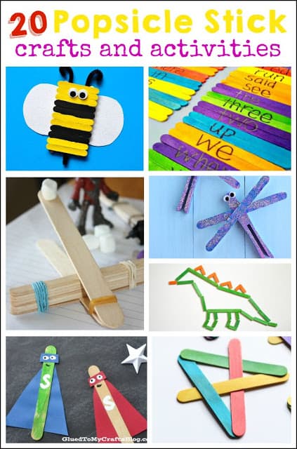 I had no idea there was so many popsicle stick crafts and activities for kids out there. My kids just love craft sticks!