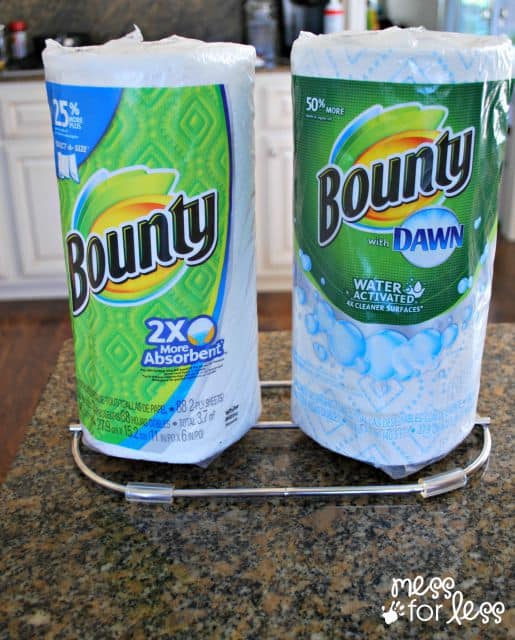 bounty paper towel holder #QuickerPickerUpper #spon