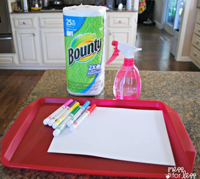 Fun art for kids with Bounty #QuickerPickerUpper #spon