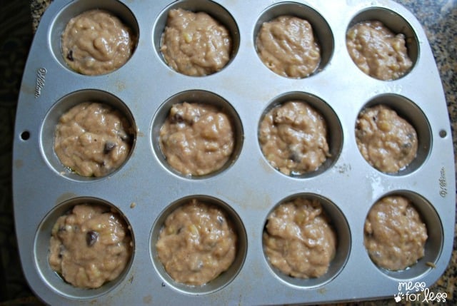 easy banana bread muffins