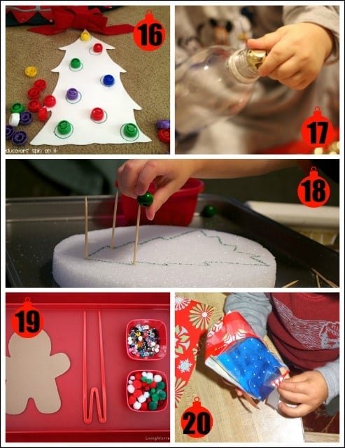 fine motor activities for christmas