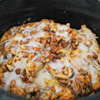 crock pot cinnamon bun french toast 1