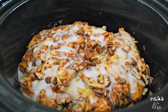 crock pot cinnamon bun french toast