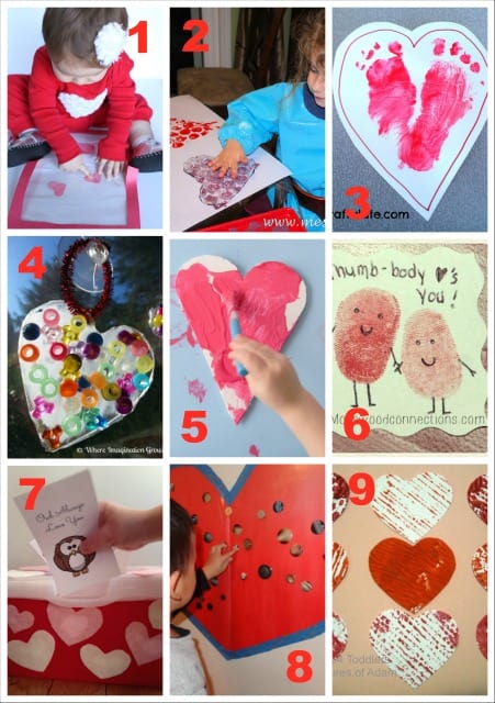 Toddler Valentine's Daycare & Preschool Craft Ideas