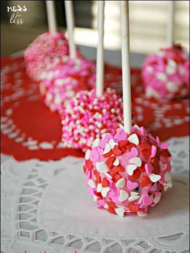 Valentine's Cake Pops