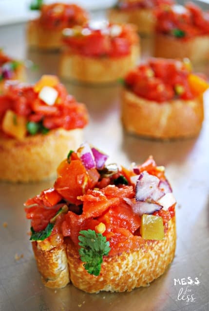 tex mex bruschetta recipe