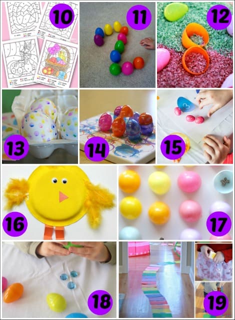 easter activities for preschoolers