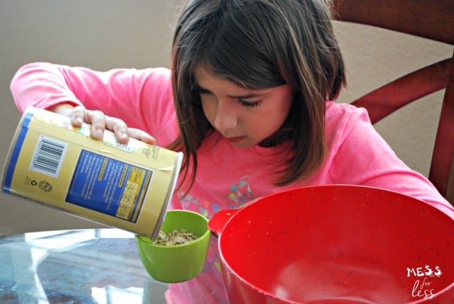 child cooking
