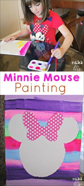 Make this fun Minnie Mouse Craft with your child and enjoy some mommy and me time.