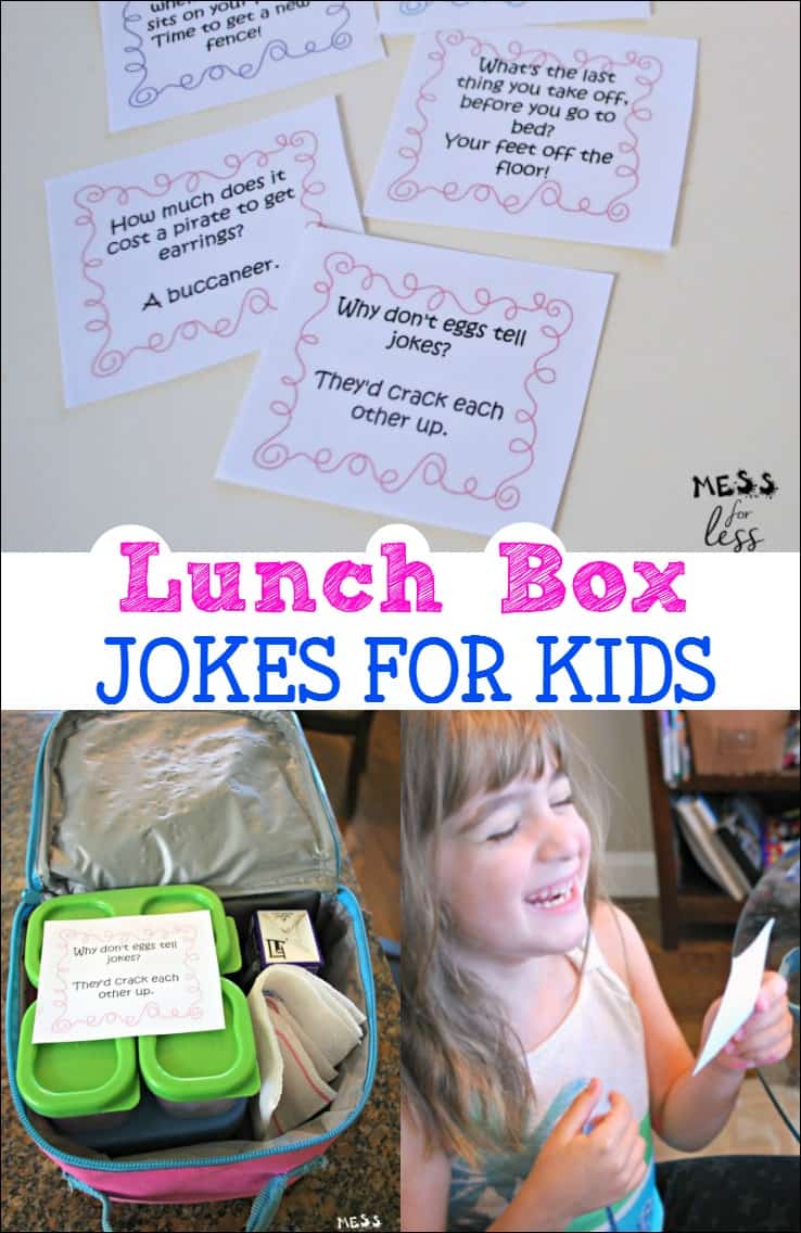 These lunch box jokes for kids had my little ones laughing all day long. Download the free printables and head back to school with some laughs. 