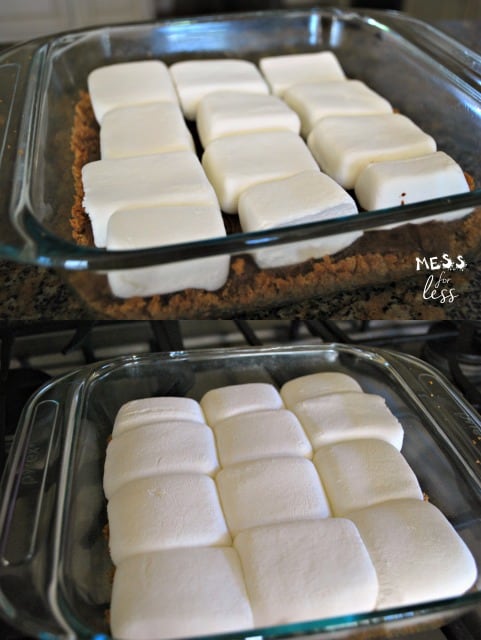 s'mores bars in pan