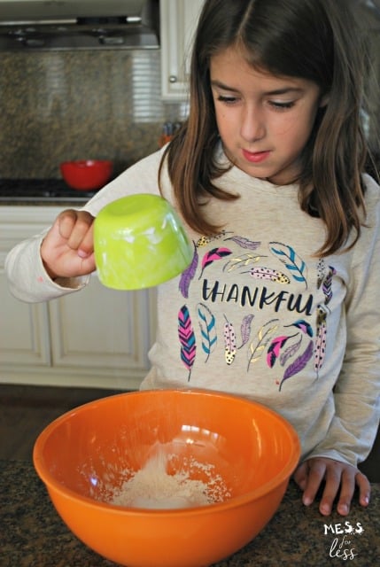 child baking