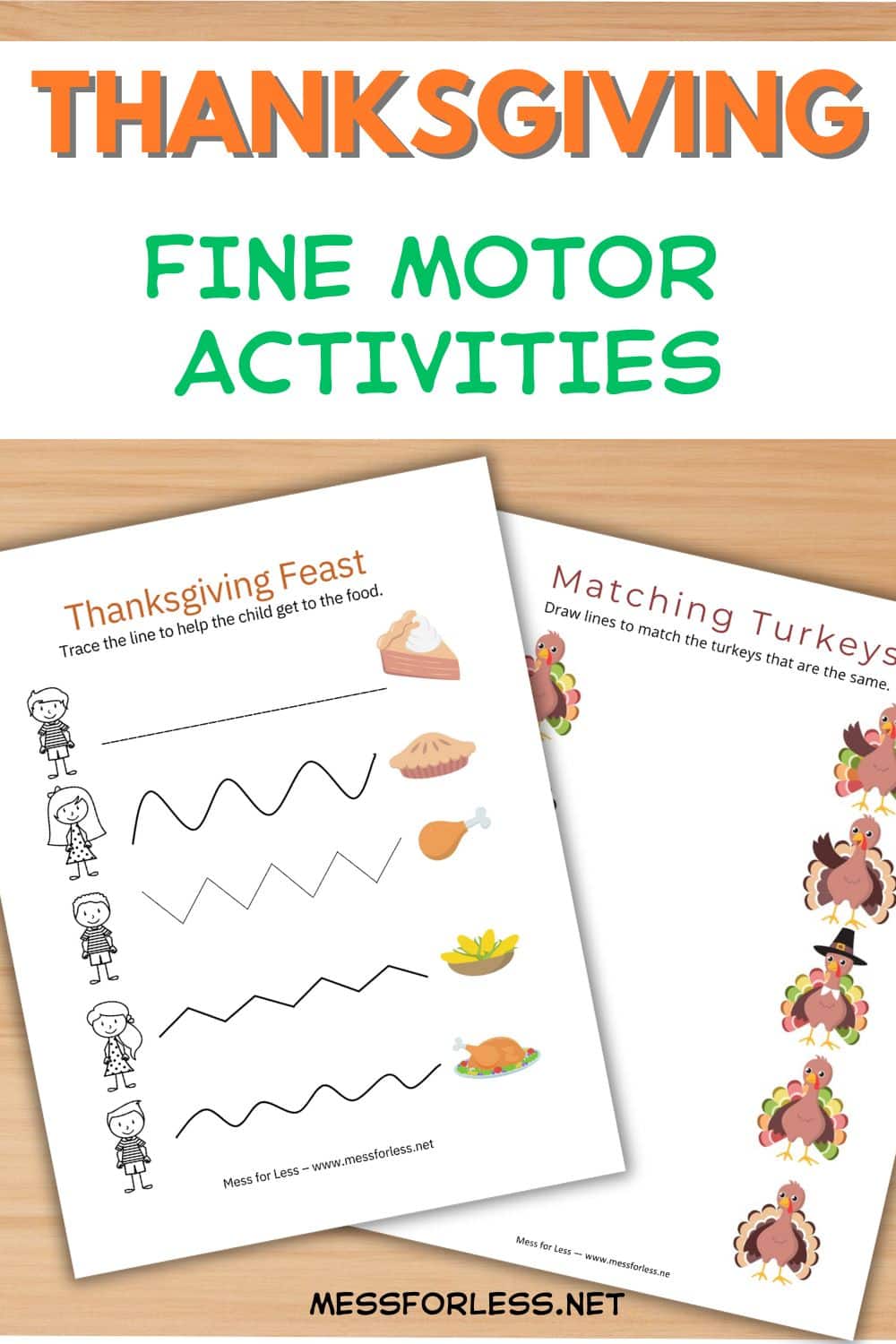 thanksgiving fine motor activities