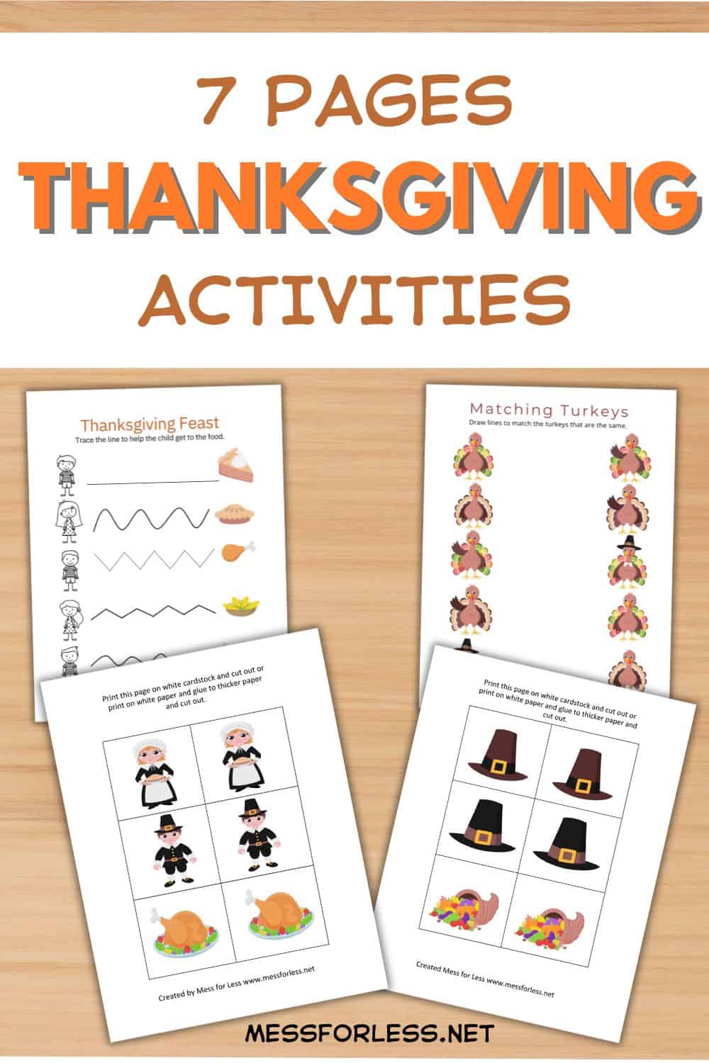 thanksgiving worksheets