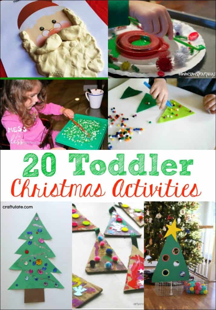 These 20 Toddler Christmas Activities are the perfect way to get little ones in the holiday spirit. Fun kids activities for Christmas!