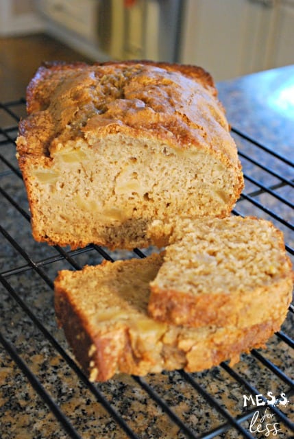 Apple Bread made with Apple Sauce