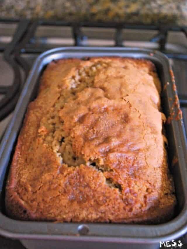 Apple Bread made with Apple Sauce