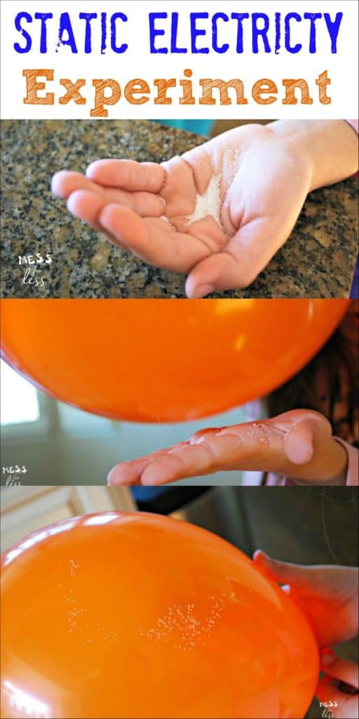 This static electricity experiment is a fun way to teach kids about basic science concepts using items you already have at home. My kids were amazed!