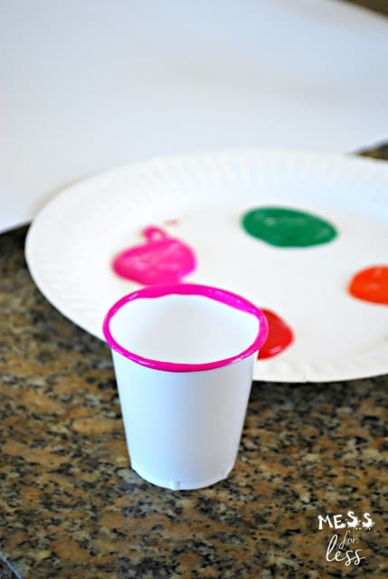 cup with paint