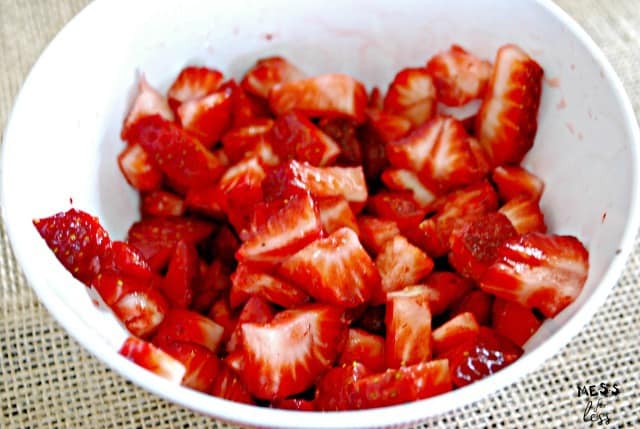 strawberries in a bowl