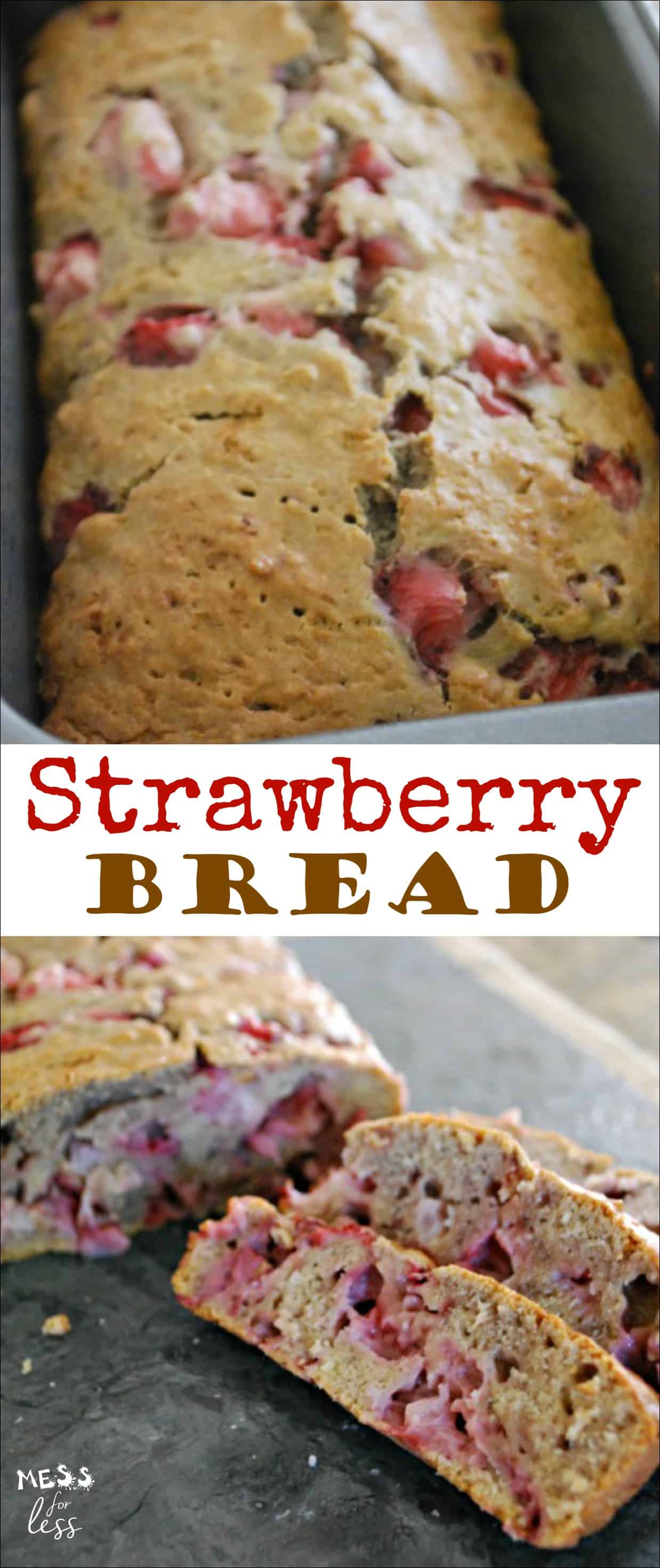 Have a sweet tooth? Enjoy the sweets you love without all the added sugar with this Strawberry Bread Recipe. #ad