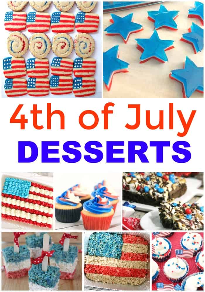 Whether you are hosting a crowd or going as a guest, these 4th of July Desserts are guaranteed to be a hit! 