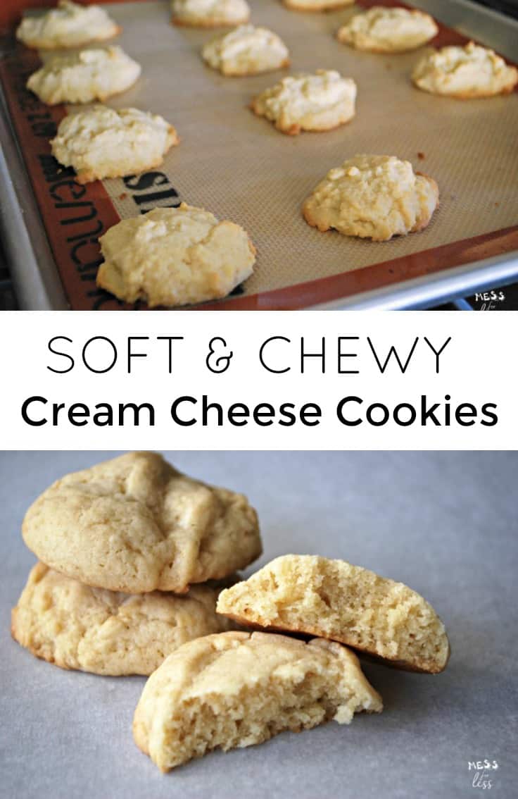 If you are always searching for the perfect soft and chewy cookie, you must try this Cream Cheese Cookie Recipe. The cream cheese makes these super soft even days after being baked.