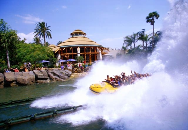 Jurassic park water ride