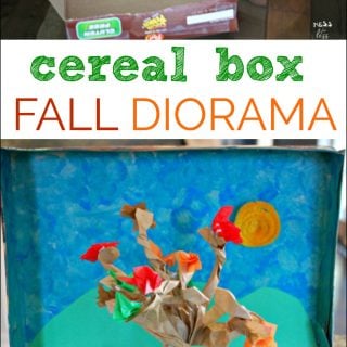 fall diorama